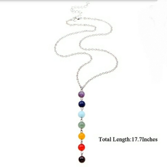 🌈🔴NATURAL STONE Chakra chain - Picture 6 of 8